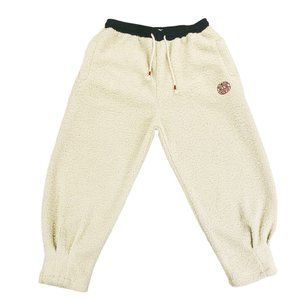 Mr Donoo Fleece Deep Pile Sherpa Jogger Sweatpants Pants Mens Size 3XL Beige